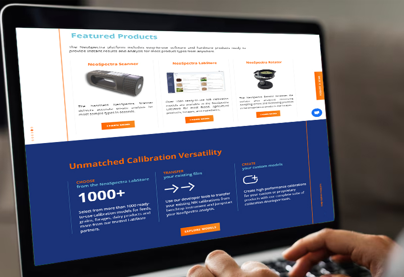 Business Website for Spectroscopy Products | Techscooper