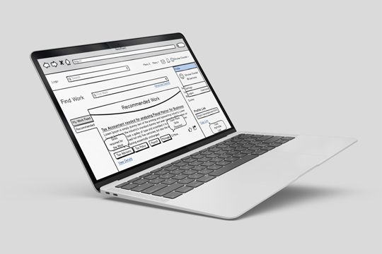 Job  Portal  Wireframe | Techscooper