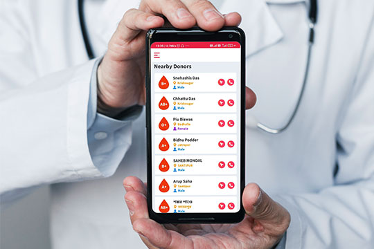 Non-Profit  Mobile  App  for  Blood  Donation | Techscooper
