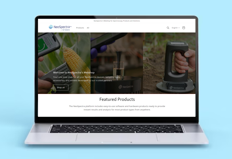 Ecommerce Website for Spectroscopy Products | Techscooper
