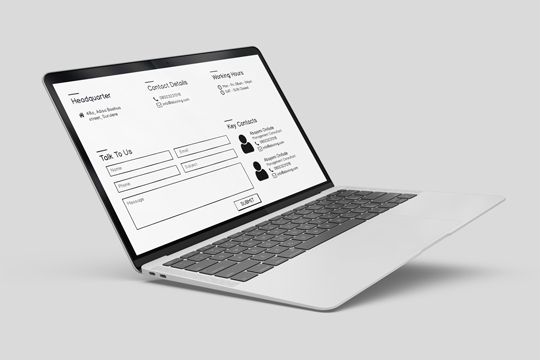 Consultancy Website | Wireframe | Techscooper