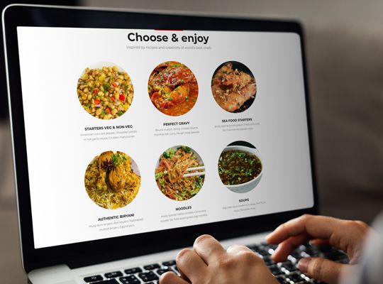 Aamity | Restaurant Website | TechScooper