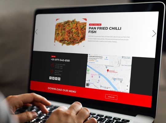 Aamity | Restaurant Website | TechScooper